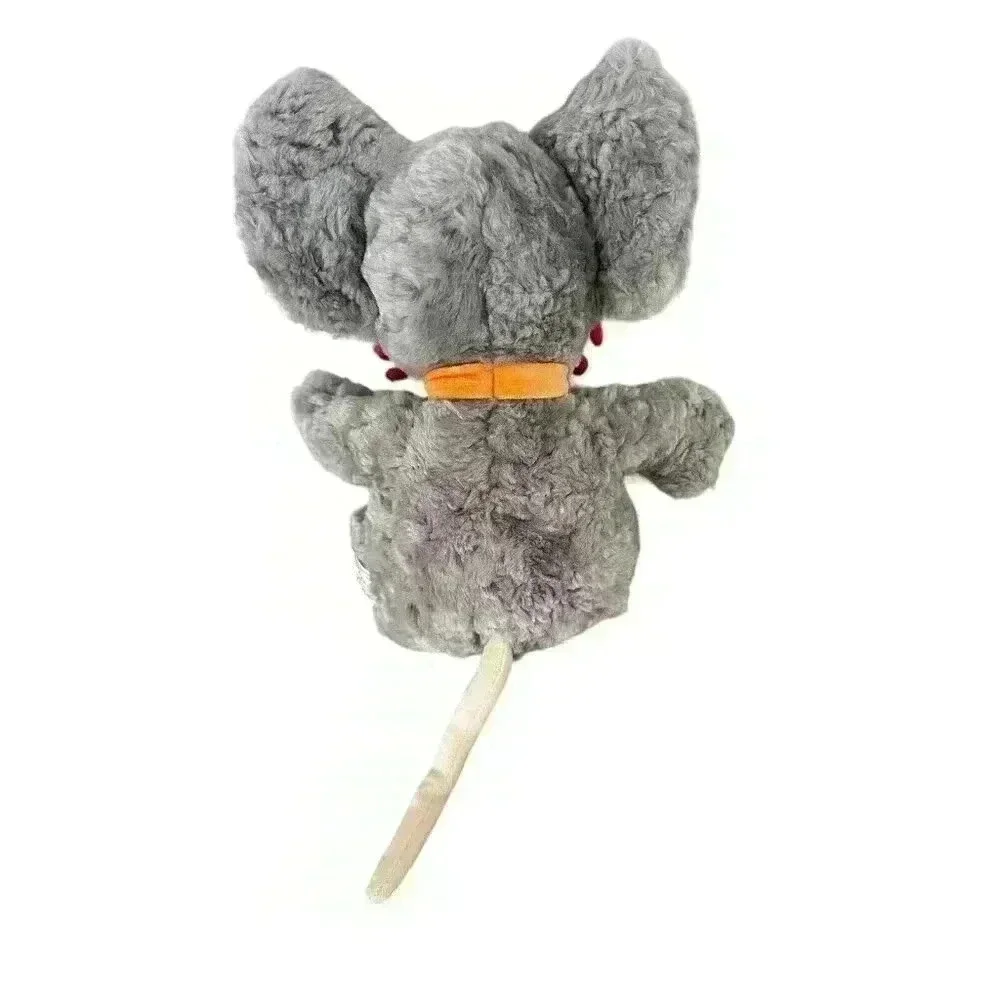 Manhattan Toy Grey Plush Mouse Red Yellow‎ Stuffed Animal Good Condition Stuffie